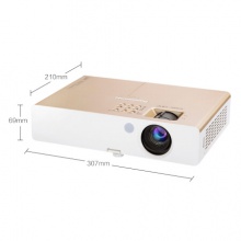 松下（Panasonic）PT-SX4000 投影儀 投影機 辦公 商務(wù) （標清 4000流明 HDMI）